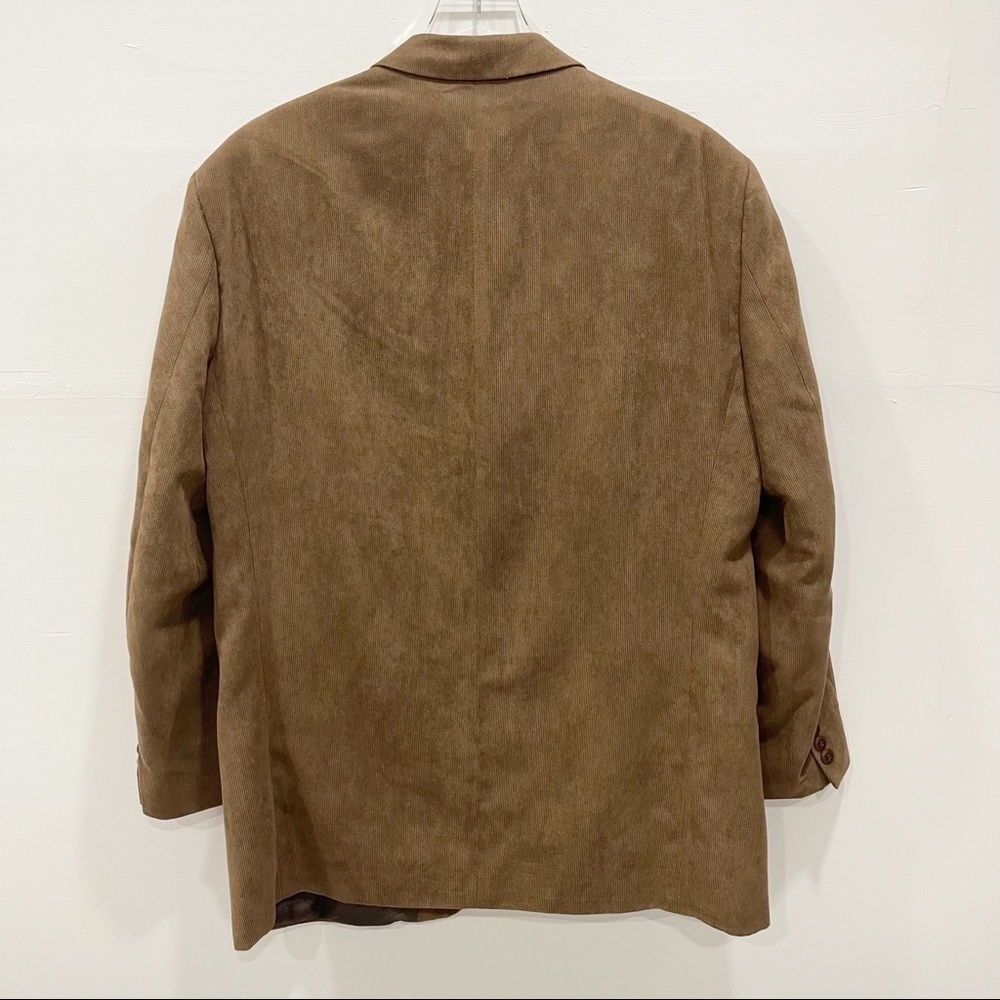 Andrew Fezza Brown 3-Button Blazer Jacket Soft 43R - Picture 2 of 8